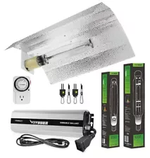 VIVOSUN Hydroponic 1000 Watt HPS MH Grow Light Air Cooled Reflector Kit