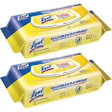 Lysol Disinfectant Handi-Pack Wipes, Multi-Surface Cleaning Wipes 80 Count 2PK