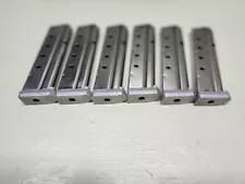 6 Tripp Research 10 Rnd 9mm 1911 Magazines Aluminum Bases