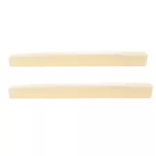 Musiclily Pro 2Pcs 73.66mm Compensated Bone Saddle For Martin Acoustic Guitar