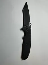 Kershaw Groove Tanto Knife 1730TBLK RJ Martin design 3D machined Groove Blade