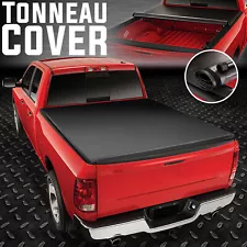 For 09-24 Dodge Ram 1500 2500 3500 5.7' Truck Bed Soft Top Roll-Up Tonneau Cover