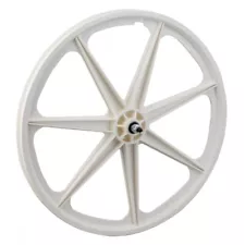 Skyway Mag Wheels White Front Wheel