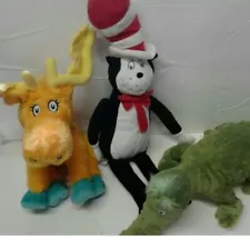 Dr. Seuss Collection 3 plushes