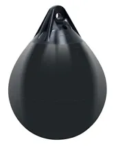 A2 50" BLACK POLYFORM NORWAY BOAT MOORING BUOY / FENDER ALSO USED FOR AQUA BAGS