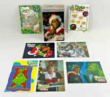 HOW THE GRINCH STOLE CHRISTMAS (Movie) COMPLETE CARD SET Jim Carrey w/ 2 PROMOS