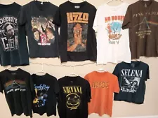 Men's Wholesale Lot 117 Rock Hip Hop Alternative Music Band T-shirts S-2XL