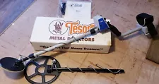 MINT~ Tesoro Tejon Bundle W/ 2 COILS & SHAFTS 6" Metal Detector Treasure Hunting