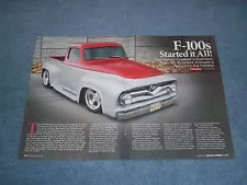 1955 Ford F100 Custom Pickup Truck Article "F-100's Started it All!"