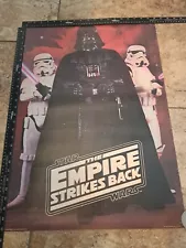 1980 Star Wars The Empire Strikes Back Movie Poster Darth Vader W/Troopers