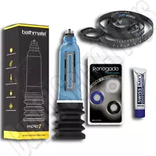 BATHMATE HYDRO 7 BLUE BUNDLE HERCULES HYDROPUMP HYDROMAX WATER PENIS ENLARGER