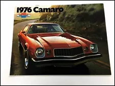 1976 Chevrolet Camaro Original Car Sales Brochure Catalog