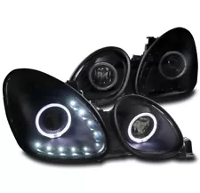 For 1998-05 Lexus GS300 GS400 GS430 LED Halo Projector Headlight Lamp Black USED (For: Lexus GS400)