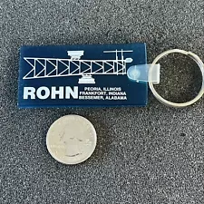 Rohn Tower Design Peoria Illinois Frankfort Bessemer Keychain Key Ring #42723