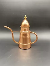 Copper Oil Bottle, Copper Olive Oil Cruet & Dispenser, Container for Olive Oil