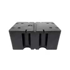 Dock Float Drum 24 in. x 36 in. x 16 in. Foam Filled Boat Docking System Black