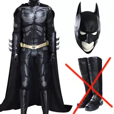 The Dark Knight Batman Bruce Wayne Cosplay Costume Outfit Breastplate Halloween