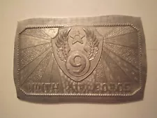 WW2 U.S. Trench Art Ninth Air Force possible aircraft aluminum