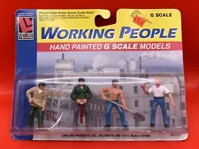 Life-Like Trains G Scale Hand Painted Working People