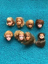 Vintage Barbie & Friends HEAD LOT - HEADS - ***FIX / RESTORE*** ? (1960s)