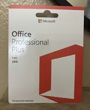 Microsoft Office Professional Plus 2019 Card Product Key.