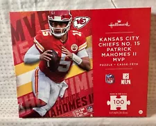 2019 HALLMARK PATRICK MAHOMES II - KANSAS CITY CHIEFS - 100 Pc PUZZLE SEALED NIB