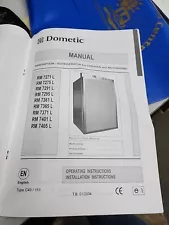 Dometic RM 72/73/74/75 Series Absorption Fridge Manual for Caravan and Motorhome