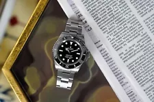 Jun2024 Rolex Submariner 124060, 41mm, No Date, Black Bezel, Black Dial (UNWORN)