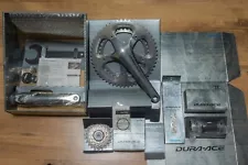 Unused Shimano Dura Ace 7800 Crankset Bottom Bracket Chain Cassette Groupset