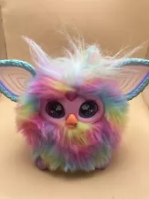 FURBY Exclusive 2023 Tie Dye Rainbow Interactive Plush Toy Glowing Ears No Box