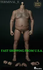 WorldBox 1/6 Durable Male Figure Fat Plump Body AT018 For Hot Toys WWE UFC ❶USA❶