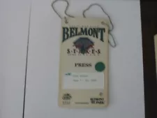 1994 Belmont Stakes Admission Press--Ticket