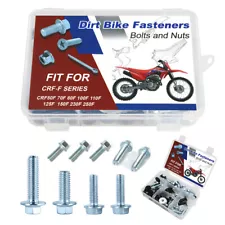 Fit For Honda CRF125F 2014-2024 CRF150F 2003-2017 Fairing Fenders Body Bolt Kit (For: 2017 Honda CRF125F)