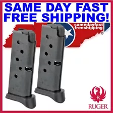 Ruger LCP 380 ACP 6Rd Magazine Value 2-Pack 90643 SAME DAY FAST FREE SHIPPING