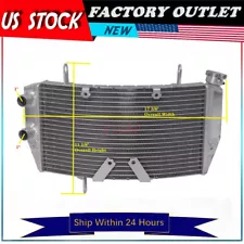 All Aluminum Radiator Fit For Ducati 2010-2013 848/848 EVO&2010-2011 1198 R/S/SP (For: Ducati 848 EVO)