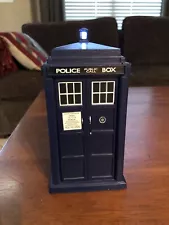 Doctor Who TARDIS Police Public Call Box 6" Light & Sound WORKS lights up BBC