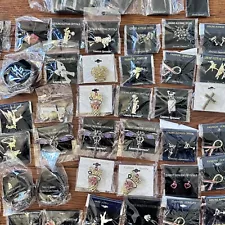 Austrian Crystal Jewelry Lot of 79 Lauren Spencer New Pieces Brooch Pin Necklace