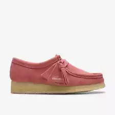 HOT SALE WOMEN'S SHOES CLARKS WALLABEE VINTAGE PINK SUEDE NOT SHIP Florida