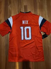 NWT adult customized jersey Broncos @10 Bo Nix S-XXXL Orange version new