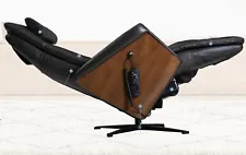 Espresso Leather Human Touch Circa ZG Zero Gravity Massage Chair Recliner + Heat