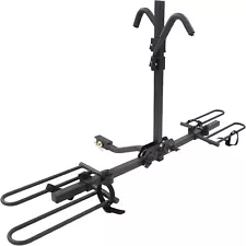 CMT 2 Bike Rack Hitch Mount Platform Style, Tiltable Bicycle Carrier Racks for C