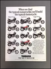 1982 Yamaha Maxim Seca Virago Bike Original Motorcycle Sales Brochure Catalog