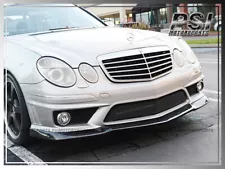 Carbon Fiber CS2 Style Front add-on Lip for 2006-2009 M-Benz W211 E63 AMG ONLY