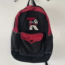 True Religion Horseshoe Logo Black/Red Backpack