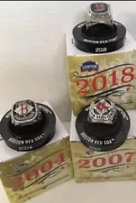 Boston Red Sox World Series Ring Replica SGA Fenway Park 04, 07 &18 3 NEW Rings