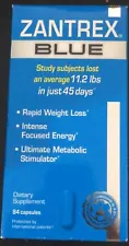 Zantrex Blue Dietary Supplement Rapid Weight Loss 84 Capsules EXP.12/26+(L8)