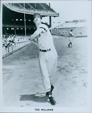 Ted Williams Boston Red Sox MLB Unsigned 8x10 Glossy Promo Photo B