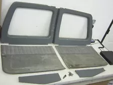 1973-1991 Chevrolet GMC Suburban Barn Door Panels gray set #1