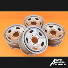 Ford F-250 F-350 2010-2024 Silver 17" OEM Steel Set of 4 Wheels Rims BC341015JA (For: More than one vehicle)