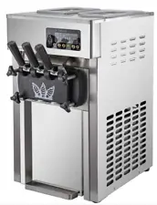 Commercial Floor Standing Three Flavors Soft Serve Ice Cream Machine for Sale